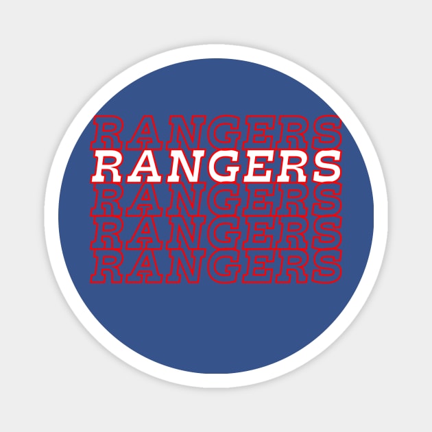 RANGERS Magnet by Throwzack